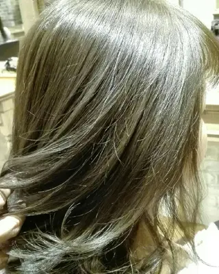 ミディアム カラー マツエク・マツパ パーマ ヘアアレンジ MEGUMI megumiのヘアスタイル