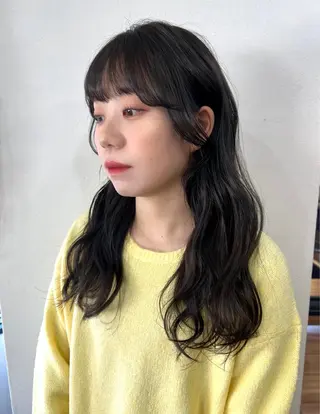 ロング カラー 韓国ヘア 🎀華澄のヘアスタイル
