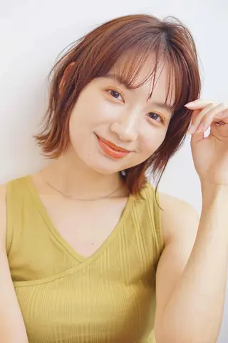 ミディアム カラー 前田 裕介のヘアスタイル