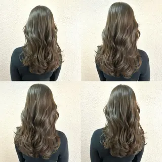ミディアム カラー シアカラー×髪質改善 技術保証/浦前翼のヘアスタイル