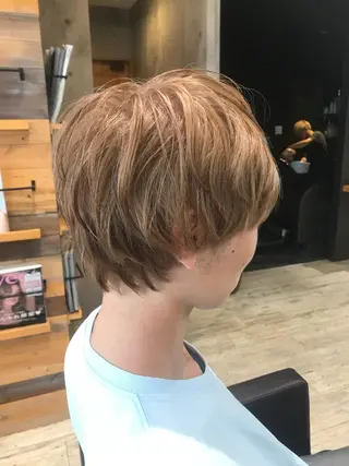 ミディアム カラー パーマ ヘアアレンジ メンズ キッズ ネイル マツエク・マツパ EnBlesS西宮 マンツーマン神道有基のヘアスタイル