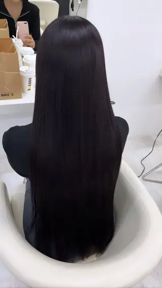 ロング カラー momo /レイヤー/暖色のヘアスタイル