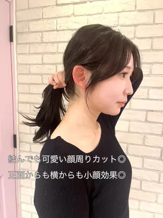 セミロング カラー 尾崎隼大 レイヤー/ウルフのヘアスタイル