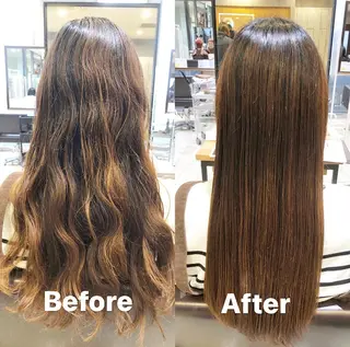 セミロング カラー パーマ ヘアアレンジ メンズ キッズ ネイル マツエク・マツパ EnBlesS西宮 マンツーマン神道有基のヘアスタイル