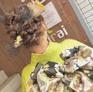 セミロング 荒川 ひなの 新川崎のヘアスタイル