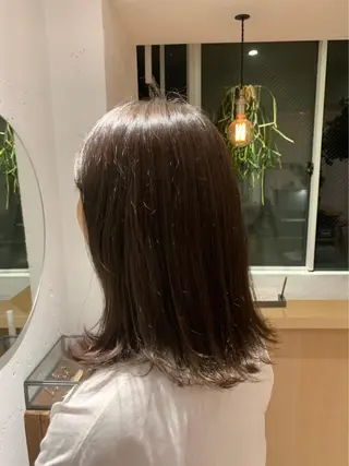 ミディアム カラー 🟩くすみカラー/ボ ブ/ショート/大司のヘアスタイル