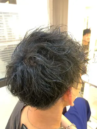 ショート メンズ アキモト マサキ/ パーマ人気NO1のヘアスタイル