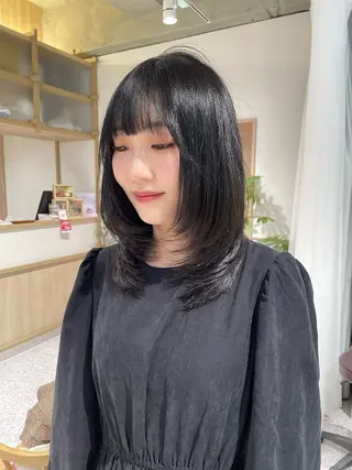 ロング 髪質改善&艶カラー/ ほんだあみ (♡)のヘアスタイル