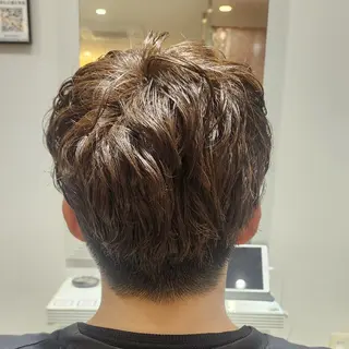 パーマ メンズ カラー 暖色カラー/髪質改善 /メンズ🧡莉南のヘアスタイル