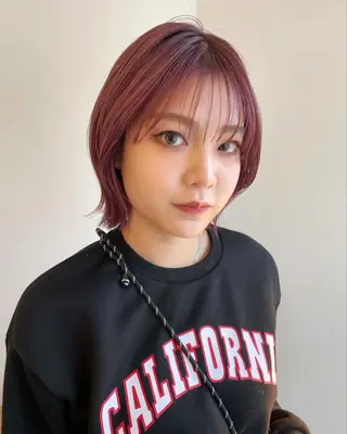ミディアム カラー mir MIYUのヘアスタイル