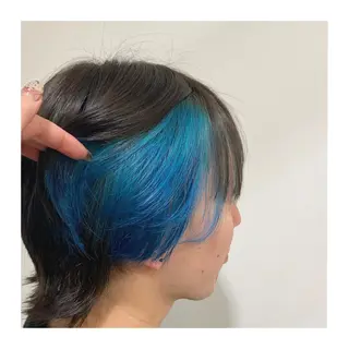 カラー メンズ あべ ゆうかのヘアスタイル