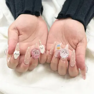 ロング ネイルJaol 池袋のネイルデザイン