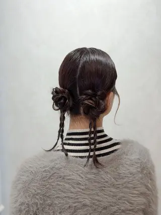 ヘアアレンジ ヘアアレンジ/ カラー/hazukiのヘアスタイル