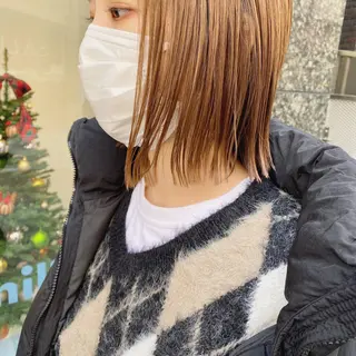 ミディアム カラー マンツーマン半個室 tamuraのヘアスタイル