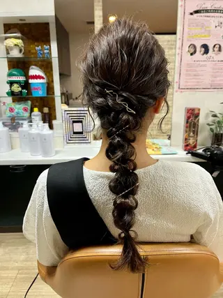ヘアアレンジ 鍋田 彩歌のマツエク・マツパデザイン