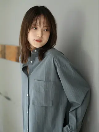 セミロング ✨️パーマ✨ たなかひろとのヘアスタイル