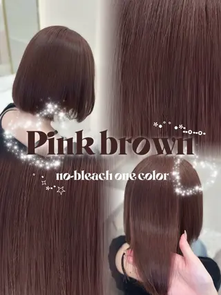 ショート カラー 🎀ちゃんりお🎀 /ブリーチなしカラーのヘアスタイル