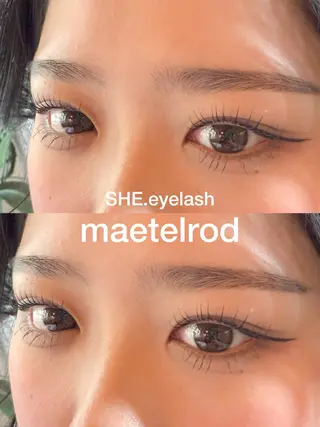 マツエク・マツパ she. noaのマツエク・マツパデザイン