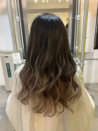 ロング カラー 小川 舜人のヘアスタイル