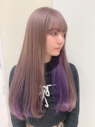 ロング カラー インナーエクステ渋谷 🦋KAJIのヘアスタイル