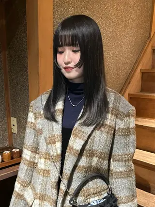 セミロング カラー 暖色カラー/レイヤー 🌙 オノユリカのヘアスタイル