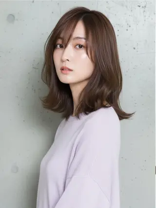セミロング カラー 【当日予約OK◎】 【学割あり】桂嵩太のヘアスタイル