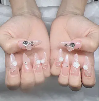 ネイル Lee Nails チップ長さだし専門店のネイルデザイン