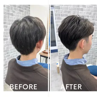 パーマ メンズ Noyヨシモト ヒロトのヘアスタイル