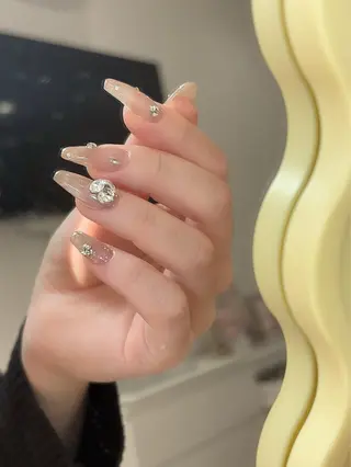 ネイル 鶴橋♡̴⟡.˚ネイル kpop.ワンホンのネイルデザイン