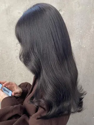 ロング カラー 💙ハイトーン韓国風 色白ヘア💙manaのヘアスタイル