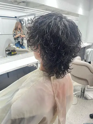 パーマ メンズ 🍐シャドウパーマ メンズ特化/守岡🍐のヘアスタイル