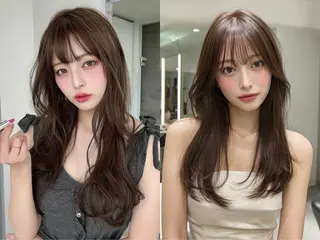 セミロング カラー ヘアアレンジ 金子 廉のヘアスタイル