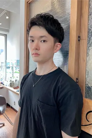 メンズ 森﨑 雅のヘアスタイル