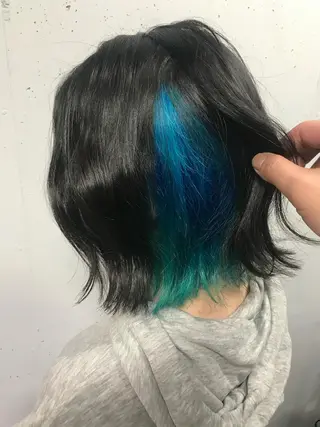 ミディアム カラー ヘアアレンジ 溝部裕太Hair salon808代表のヘアスタイル