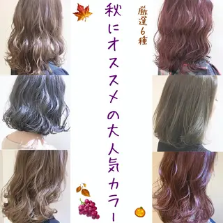 セミロング カラー ヘアアレンジ 店長/ 加藤 流菜のヘアスタイル