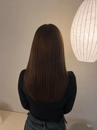 セミロング カラー haruhi/艶髪 ☀️透明感カラーのヘアスタイル