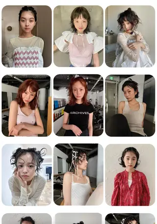 抜け感ボブ×パーマ ｜kazaneのヘアスタイル