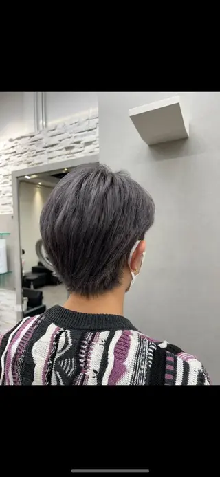 ショート カラー メンズ 熊本市東区 /Ririkaのヘアスタイル