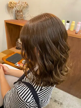 ミディアム NIKO/名古屋/ 髪質改善/艶髪のヘアスタイル