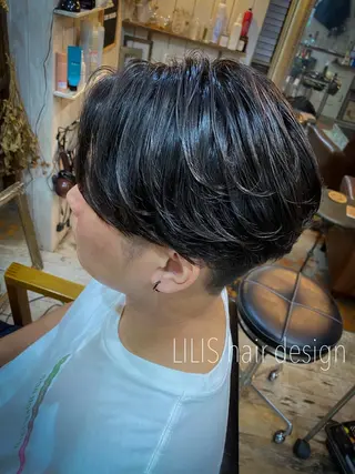 ショート パーマ メンズ LILIS hair designのヘアスタイル