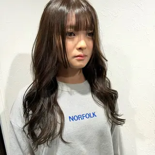ロング カラー shiho .のヘアスタイル