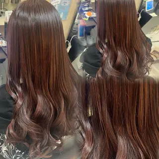 ロング カラー エクステ＆艶カラー 🎀YURINA🎀のヘアスタイル