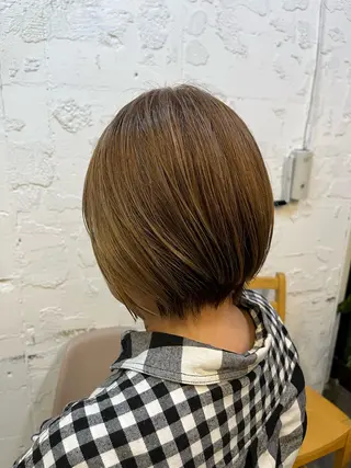 ショート ボブ×艶カラー 特化・リクト💥のヘアスタイル