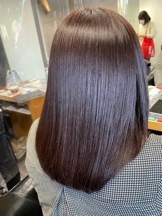 セミロング パーマ ショート･ウルフ✂︎ 安住有咲子のヘアスタイル