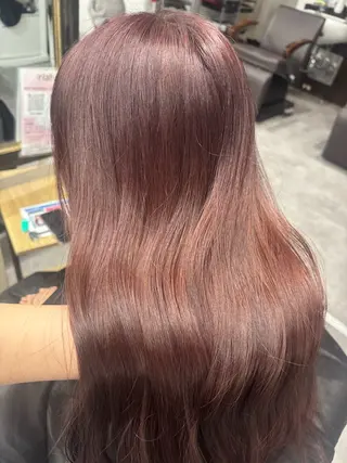 ロング カラー ハイトーン/ダブル カラー/akihoのヘアスタイル