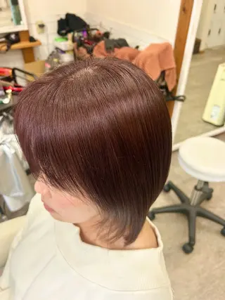ショート 袈叶 ✨のヘアスタイル