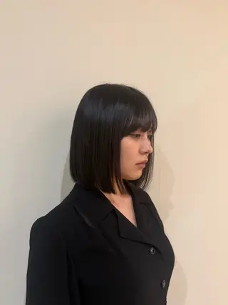 ミディアム 原尾 あやなのヘアスタイル