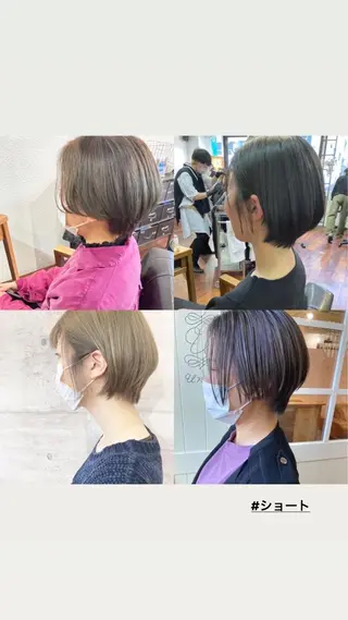 ショート カラー 小木曽智美 /ボブ/ショートのヘアスタイル