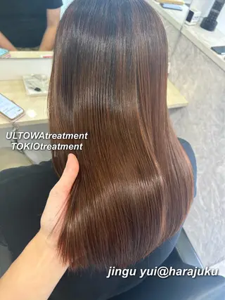 ロング カラー パーマ ヘアアレンジ メンズ ワット 原宿のヘアスタイル