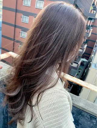 セミロング 西尾 隆介のヘアスタイル